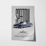 Speedtail Car Poster