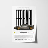 Ferrari 458 Speciale Poster