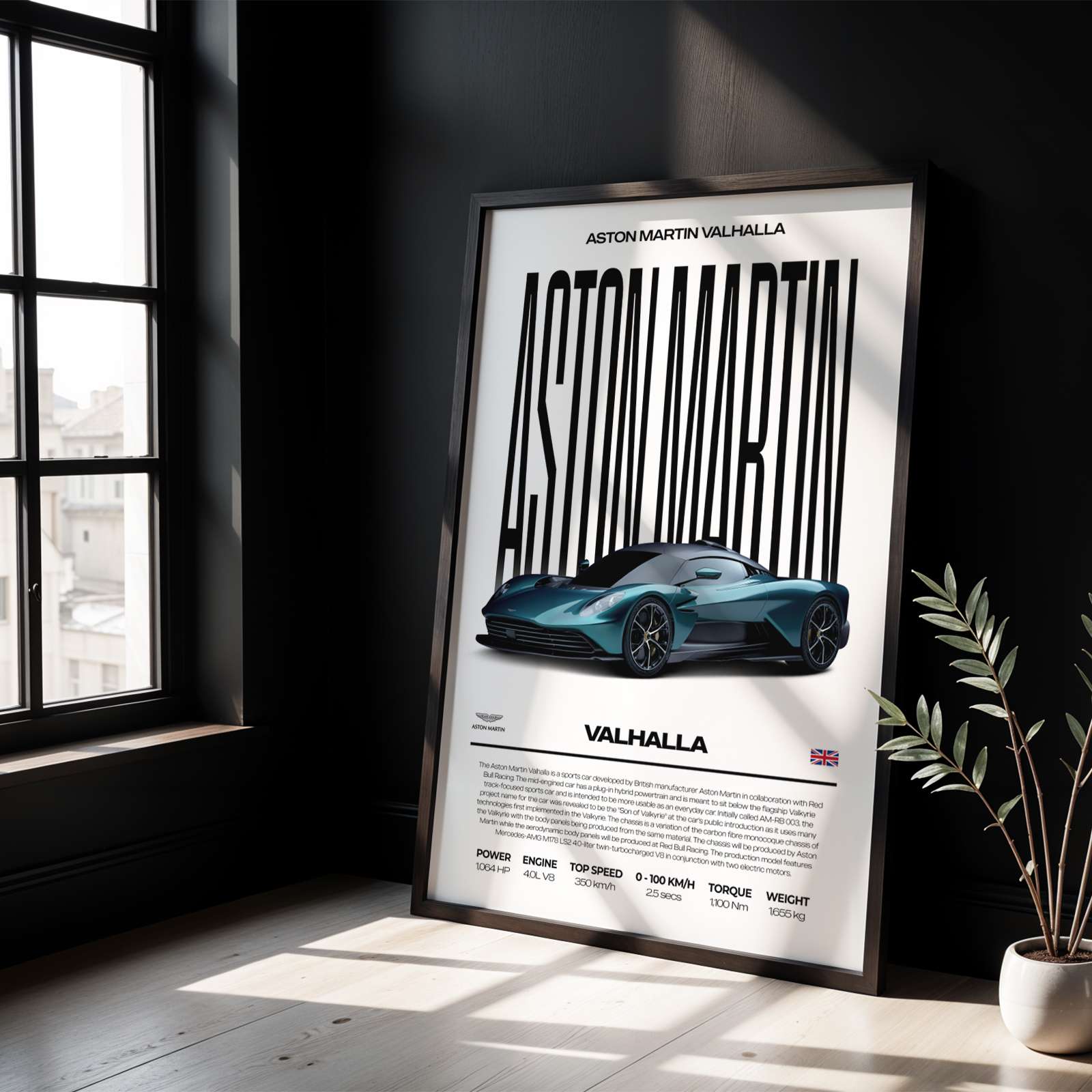 Aston Martin Valhalla Poster