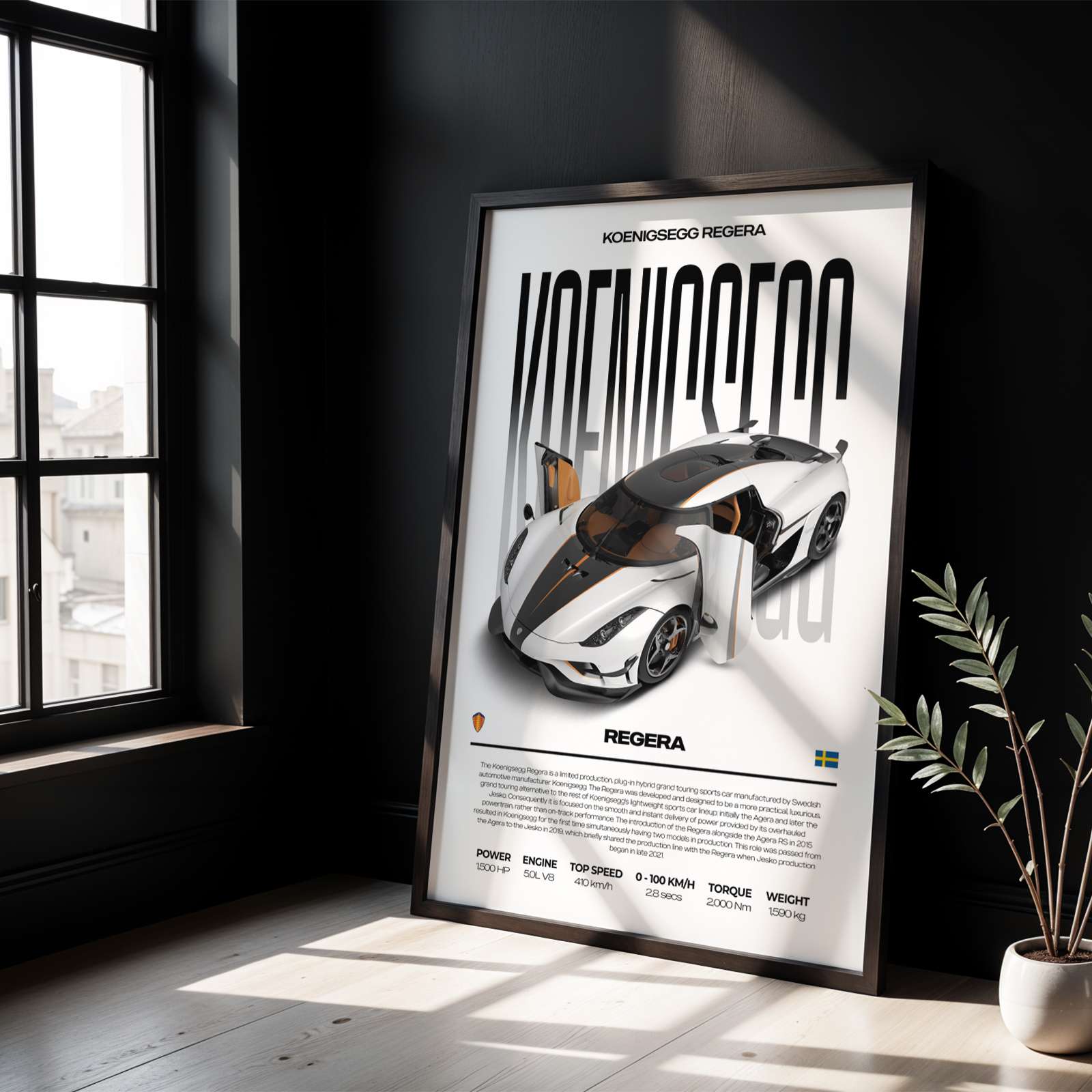 Koenigsegg Regera Poster