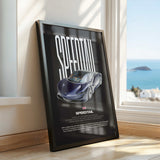 Speedtail Car Poster