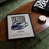 Speedtail Car Poster