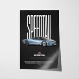 Speedtail Car Poster