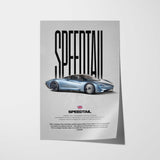 Speedtail Car Poster