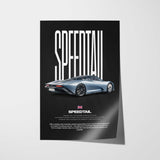 Speedtail Car Poster