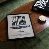 Speedtail Car Poster