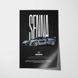 Senna Car Poster