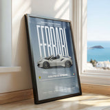 Ferrari 488 Pista Spider Poster