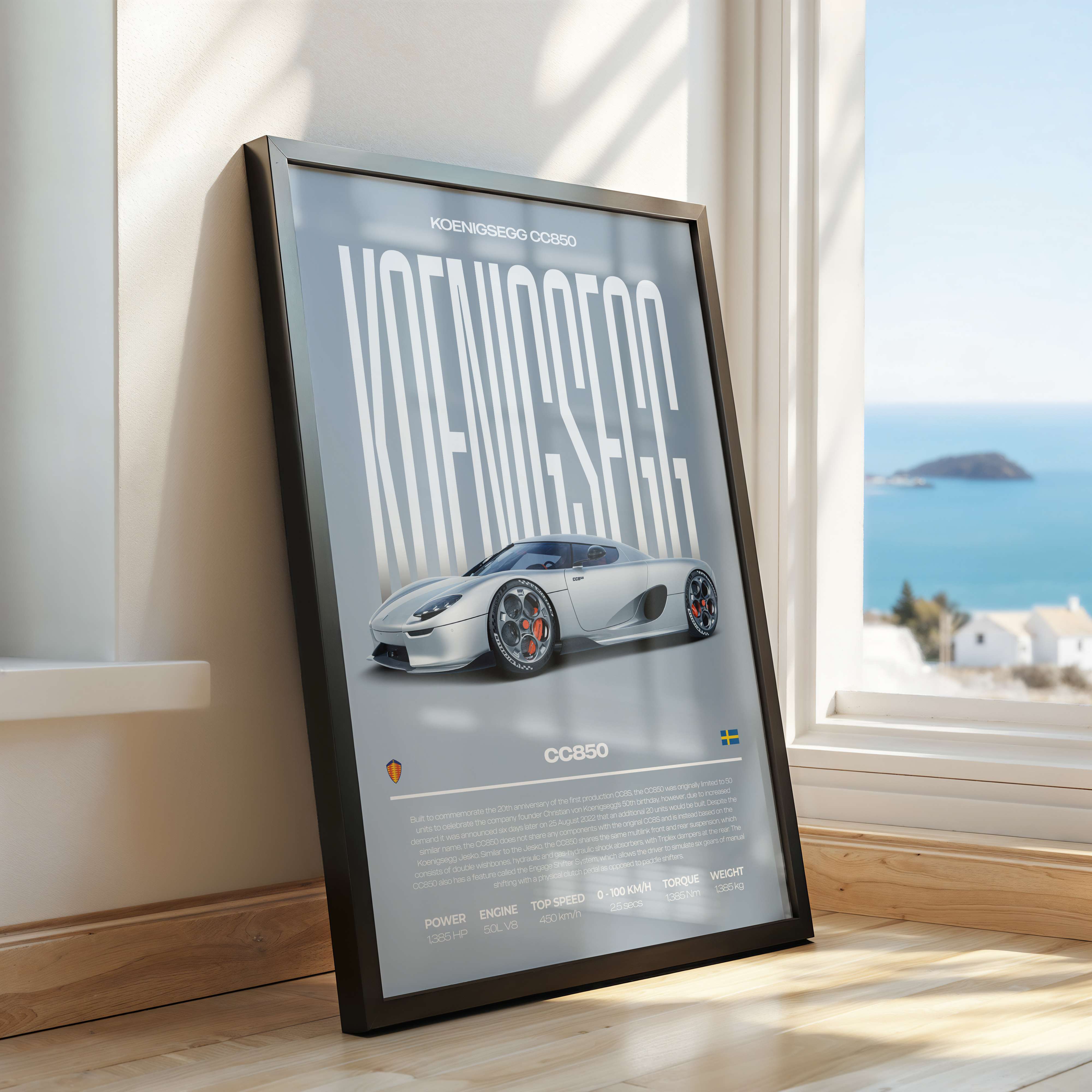 Koenigsegg CC850 Poster