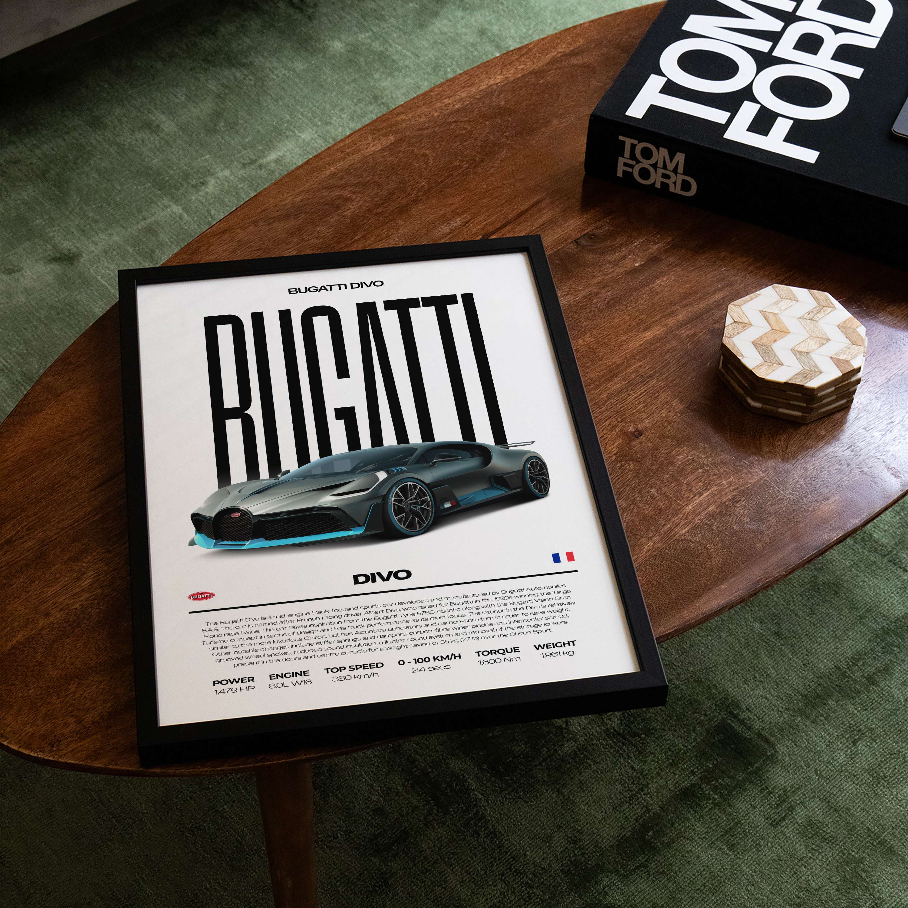 Bugatti Divo Poster