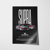 GR Supra Car Poster