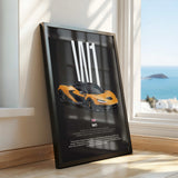 W1 Car Poster