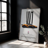 W1 Car Poster