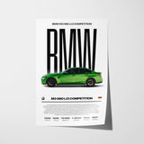 BMW M3 G80 LCI Competition Poster