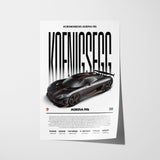 Koenigsegg Agera RS Poster