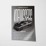 Koenigsegg Agera RS Poster