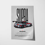 GR Supra Car Poster