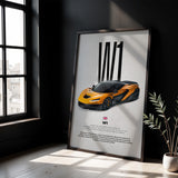 W1 Car Poster