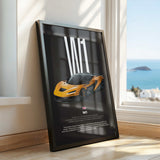W1 Car Poster