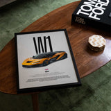 W1 Car Poster