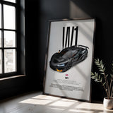 W1 Car Poster