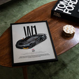 W1 Car Poster