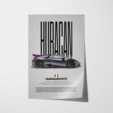 Huracán STO Car Poster