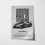 Huracán STO Car Poster