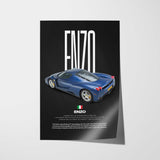 Enzo Car Poster