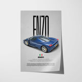 Enzo Car Poster