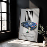 Enzo Car Poster