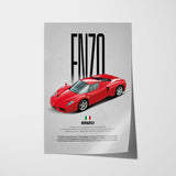 Enzo Car Poster