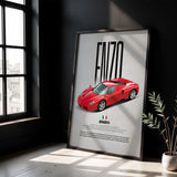Enzo Car Poster
