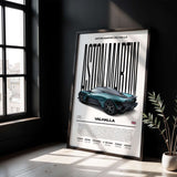 Aston Martin Valhalla Poster