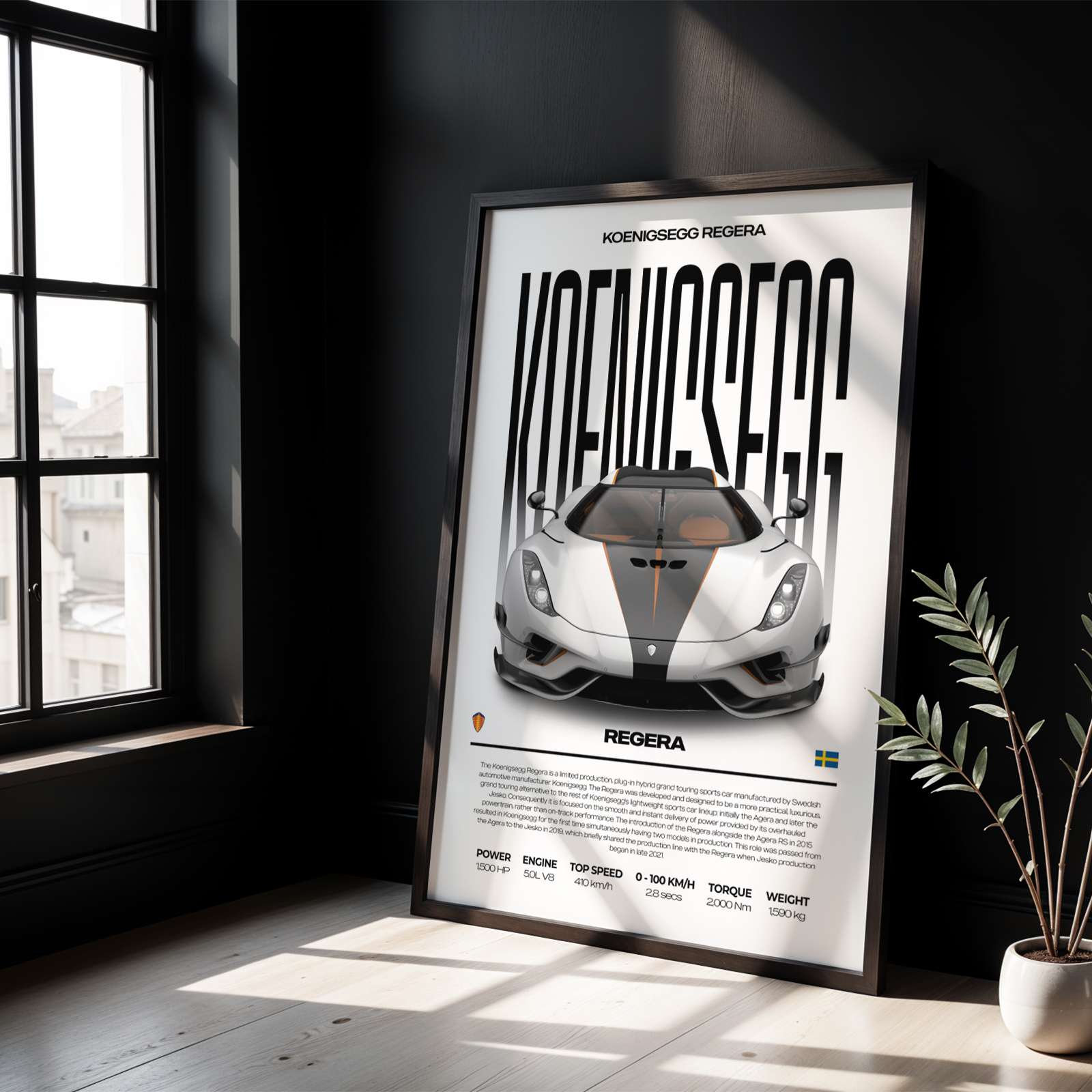 Koenigsegg Regera Poster