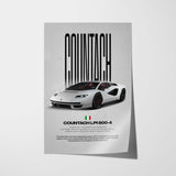 Countach LPI 800-4 Car Poster