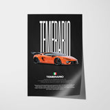 Temerario Car Poster