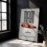 Temerario Car Poster
