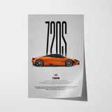 720S Car Poster