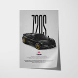 720S Car Poster