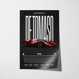 De Tomaso P72 Poster