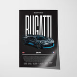 Bugatti Divo Poster