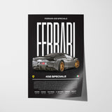 Ferrari 458 Speciale Poster