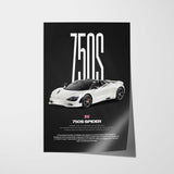 750S Spider Car Poster