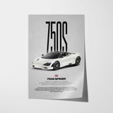 750S Spider Car Poster