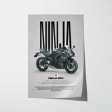 2023 Ninja 650 Motorcycle Poster