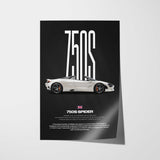 750S Spider Car Poster
