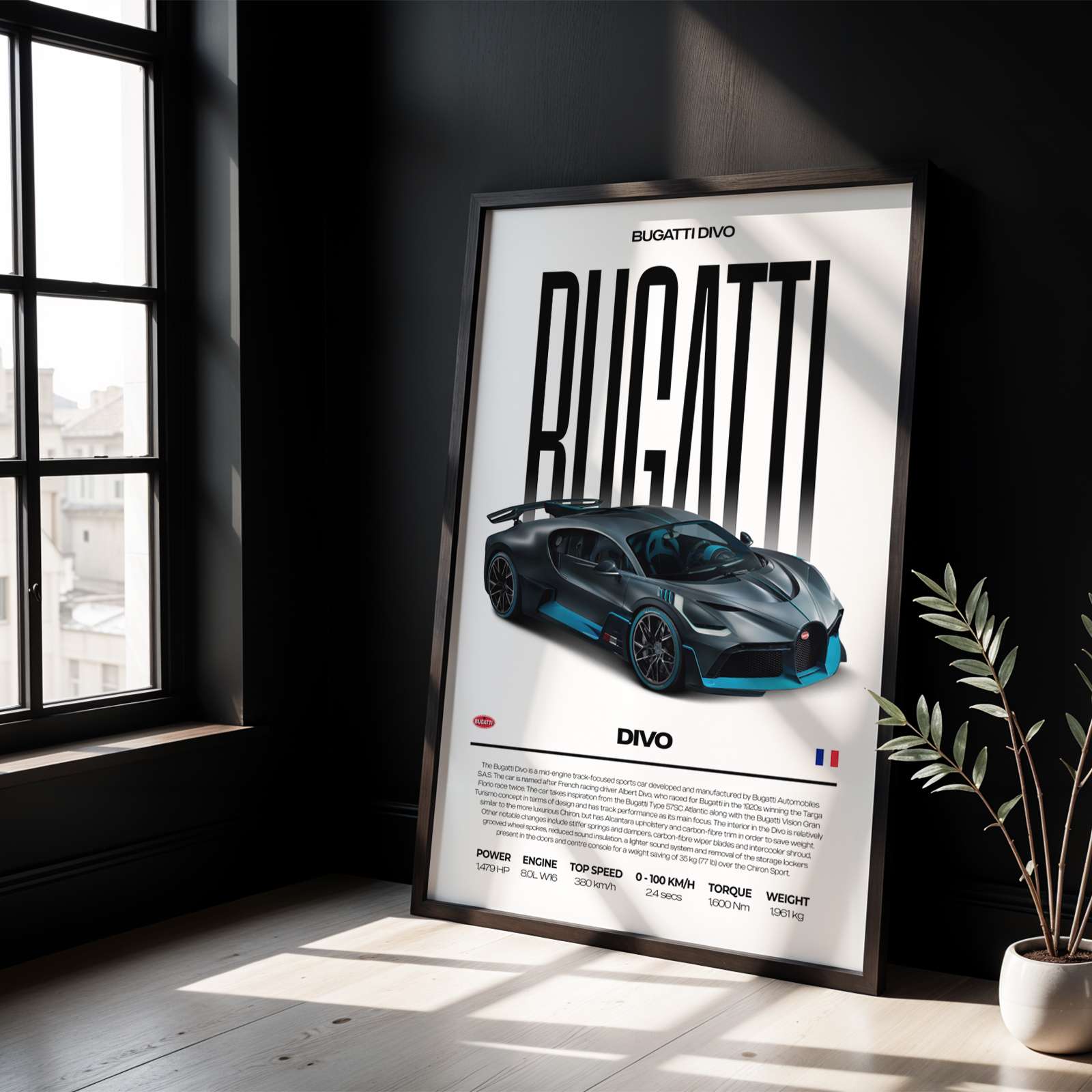 Bugatti Divo Poster