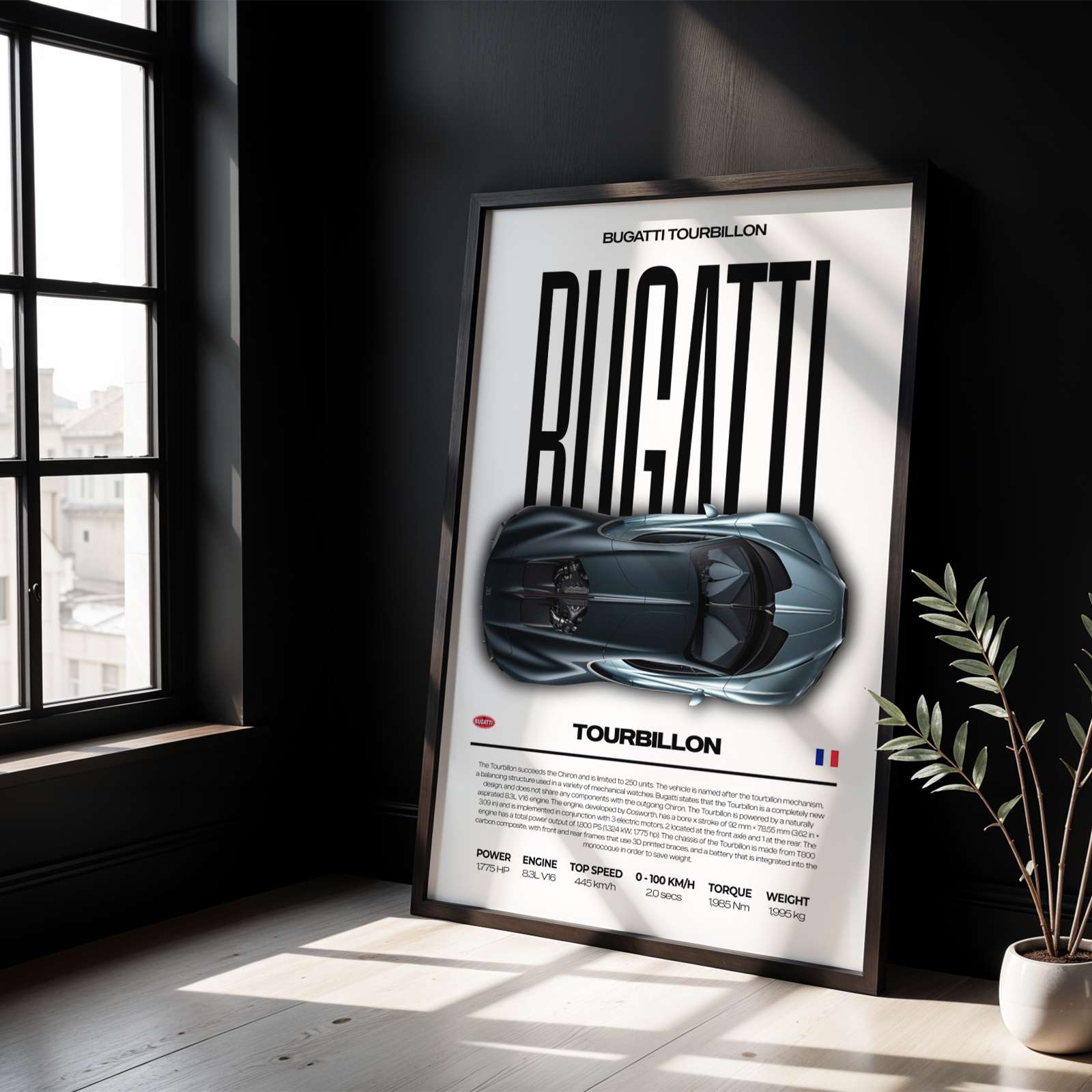 Bugatti Tourbillon Poster