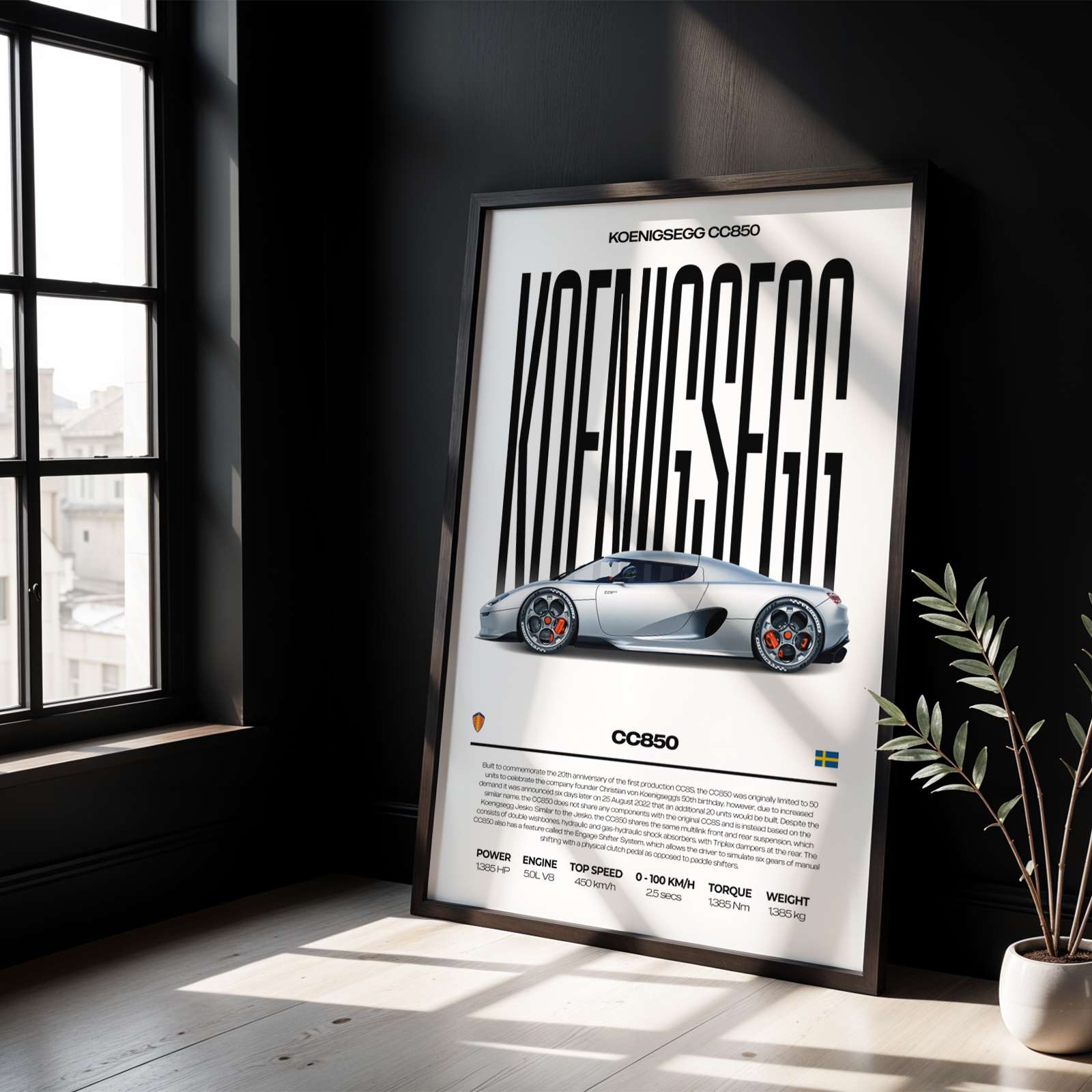 Koenigsegg CC850 Poster